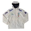 Veste Running Capuche Beige – Vue de face